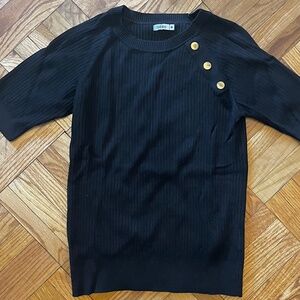 Black wool t-shirt size M great condition
